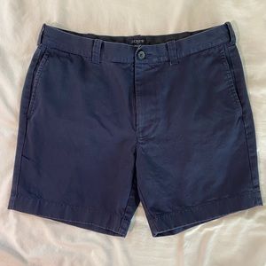 Navy J Crew Shorts